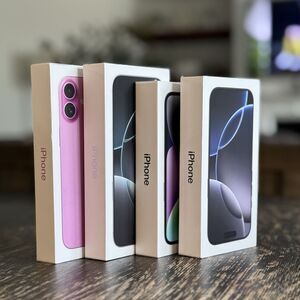 Apple Empty Boxes lot Of four 4 Empty iPhone Boxes Models 14-16 Pro/Plus/Pro Max